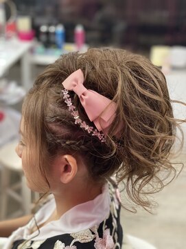 ハナココ 水戸店(hana Coco) スジ盛りヘア 編み込み バースデー イベント 撮影 水戸 大工町