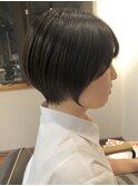 小顔柔らかマッシュショート