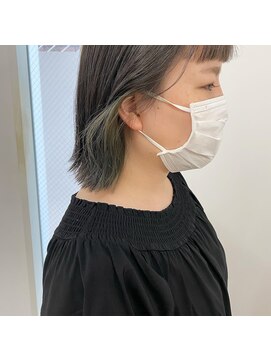 キー(kii) イヤリングカラー インナーカラー 福岡 天神 今泉 薬院