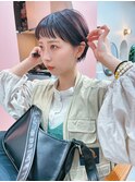 ショートボブ/ミニボブ/マッシュ/切りっぱなし/柏駅
