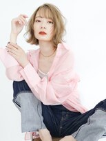 テトテ 三宮店(Tetote)&nbsp;【tetote神戸三宮】透明感 大人エアリーボブ ヘーゼルベージュ