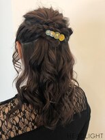 アーサス ヘアー デザイン 新潟新発田店(Ursus hair Design) 編み込みハーフアップアレンジ_SP20210506