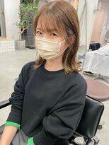 ヘアー アイス カンナ(HAIR ICI Canna)&nbsp;カーマベージュのイヤリングカラー