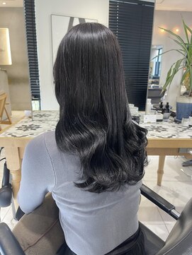 ヘアサロン ガリカ 表参道(hair salon Gallica) 大人かわいい艶髪グレージュブリーチなしダブルカラー