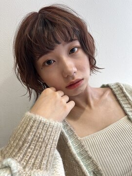 イムア(i mua) 癖毛風ミニボブ