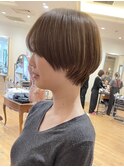 ショート/小顔ショート/ショートボブ/顔周りカット/銀座一丁目