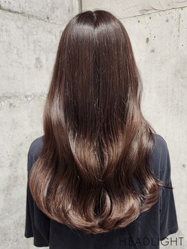 アーサスバイヘッドライト 水戸城南2丁目店(ursus by HEADLIGHT) ブラウンベージュ×ニュアンスカラー×ツヤ感レイヤーロング