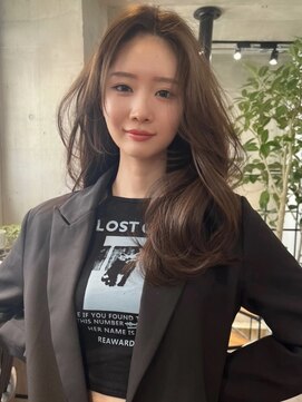 サイン 表参道(SIGN) 韓国ヘアイメチェンハッシュカット似合わせカットレッドブラウン