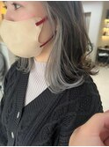 艶アッシュブラウン☆インナーグレー