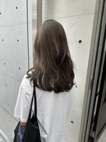 ディジョン(Dijon)&nbsp;韓国顔まわりレイヤーカットグレージュオリーブベージュブラウン