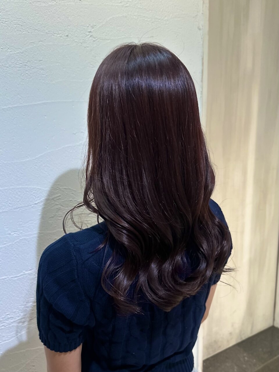 レッドネイビーヘア 2025年夏】ロング 裾カラー レッドの髪型・ヘアアレンジ｜人気順