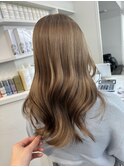 前髪/アンブレラカラー/こなれミディ/イメチェン/ウェーブパーマ