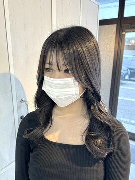 リム(RIM.) ダークグレージュ/グレージュ/透け感カラー/韓国風巻き