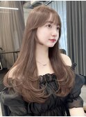 大人可愛い韓国ヘア/レイヤーカット