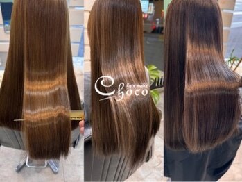 ヘアーメイク チョコ(hair make choco)の写真/思わず触りたくなる、潤いたっぷりのうる艶髪に！髪のダメージを根本から改善し、本来の美しさへ◎