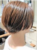 大人ナチュラル レイヤー ショート