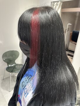 プライズ 成増店(prize) レッド×ブラックポイントカラーダブルカラー成増