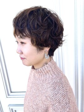 グラスペディア(graspedia) ショートパーマ【広島デザインパーマ】【広島ナチュラルカラー】
