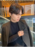 ツイストスパイラルスペインカールダークアッシュ韓国マッシュ