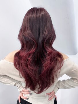 アルバム 渋谷パルコ(ALBUM) ロング顔周りレイヤー韓国ヘアくびれヘア_ba510911