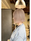 ハイライト　バレイヤージュ　ショート　レイヤー　髪質改善