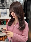ブリーチなしチョコレートブラウン