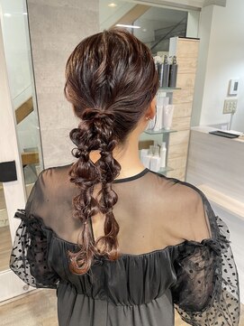 ハイル(KHAIR) 結婚式ヘアセット♪/梅田美容室/金城二千夏