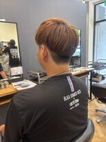 アルター(aL ter) ブルーブラック/サーフカール/刈り上げセンターパート