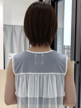 アエル 川西能勢口本店(aeru) ナチュラルショートボブ
