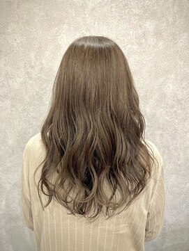 髪きる、ところ。 北24条店 ロング/アッシュブラウン/グレイカラー