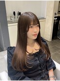 顔まわりレイヤーで垢抜けロング！