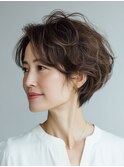 クラゲヘアー/小顔/ココアベージュ/オリーブグレー/川西