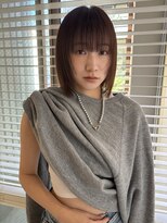 ロンドプロフィール 浦和(Lond profil) ブリーチなしカラー伸ばしかけヘア簡単スタイリング小顔ヘア