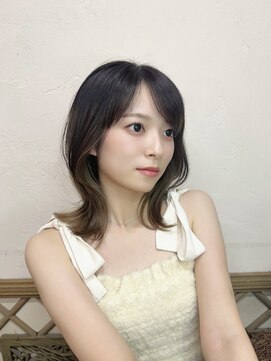 ボヌール 銀座並木通り店(Bonheur) くびれ巻き/韓国風/レイヤー/外ハネ/顔まわりレイヤー