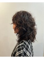 ピュアソウル(Pure Soul) 脱縮毛矯正 くせ毛を活かすミディアムレイヤー