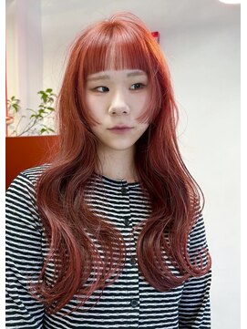 ゾーイダイミョウ(ZOEY daimyo) 福岡ボルドーカラー レイヤーカット