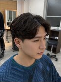 MEN'S/韓国/ニュアンスパーマ/カルマパーマ/毛流れパーマ/下田