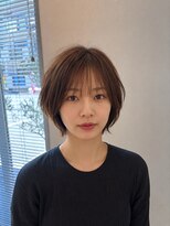 ヘアースペースなちゅれ(Nature)&nbsp;ナチュラルショートボブ（シースルーバンク）