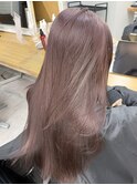 ブリーチなしダブルカラー　Riko ピンクラベンダー