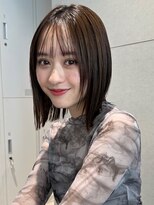 トリッカ シブヤ(TRICCA SHIBUYA)&nbsp;顔まわりレイヤーボブレイヤーカットミディアムボブ