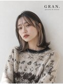 ミディアムインナーカラースタイル