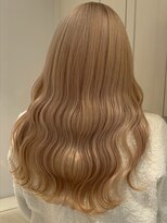 ベレーザ 川越(Beleza)&nbsp;ba17686_ミルクティーベージュハイトーンカラー艶髪ワンホンヘア