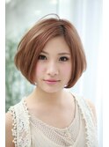 ちょっと大人かわいいショートボブ (早坂郁生 原宿 縮毛矯正) 