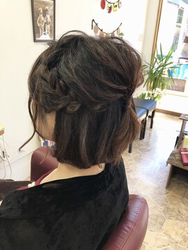 ヘア スペース ファウル(hair space FAUL) ハーフアップ☆