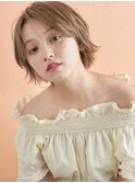 外ハネ×ラフマッシュショート