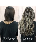 あるじゃんすー さいたま店&nbsp;ホワイト×ブラック#シールエクステ#ゆるふわウェーブ#前髪#大宮