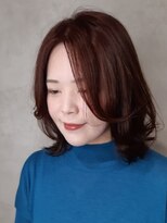 レリーヘアーデザイン(lelie hair design) 【lelie土居】秋色【ノーブルボルドー】