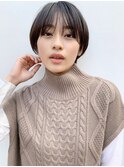 【mee.】ハセガワヒトシ　シースルーバング軽めショート☆表参道