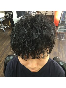 ヘアー サロン アサヒ(HAIR SALON ASAHI) 長めマッシュスパイラル