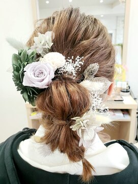 ヘアーズ 本店(HAIRZ) ポニーテールアレンジ